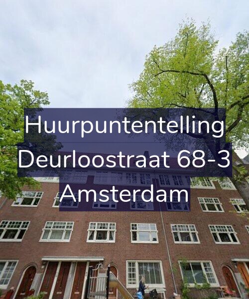 Foto gevel Huurpuntentelling voor Deurloostraat 68-3, Amsterdam