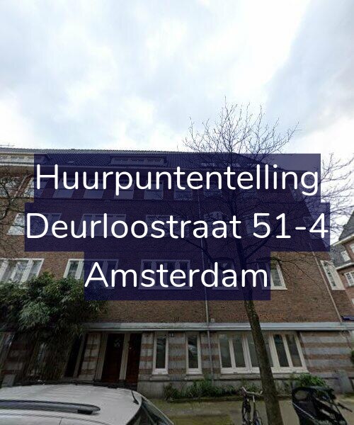 Foto gevel Huurpuntentelling voor Deurloostraat 51-4, Amsterdam