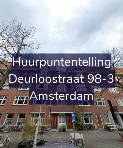 Foto gevel Huurpuntentelling voor Deurloostraat 98-3, Amsterdam