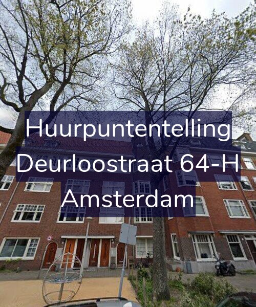 Foto gevel Huurpuntentelling voor Deurloostraat 64-H, Amsterdam