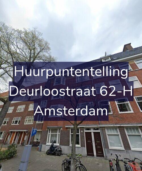 Foto gevel Huurpuntentelling voor Deurloostraat 62-H, Amsterdam