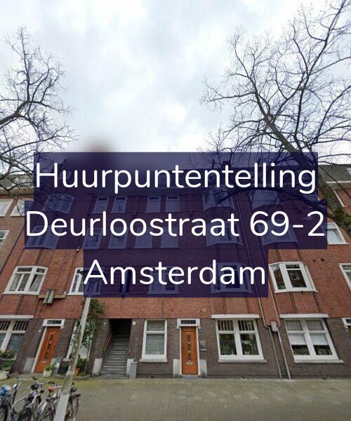 Foto gevel Huurpuntentelling voor Deurloostraat 69-2, Amsterdam