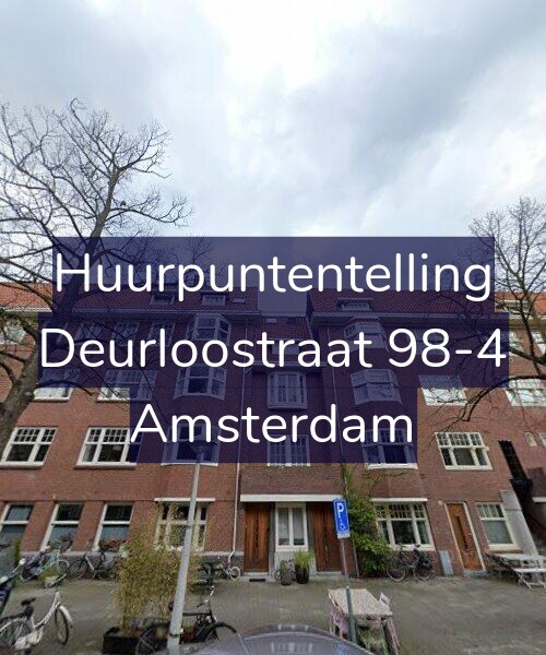 Foto gevel Huurpuntentelling voor Deurloostraat 98-4, Amsterdam