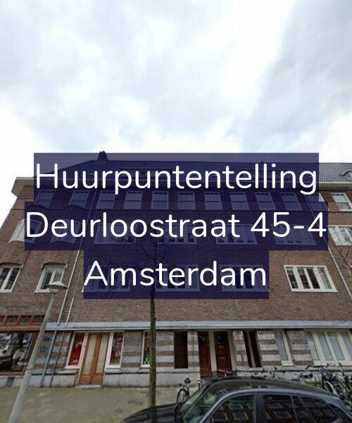 Foto gevel Huurpuntentelling voor Deurloostraat 45-4, Amsterdam