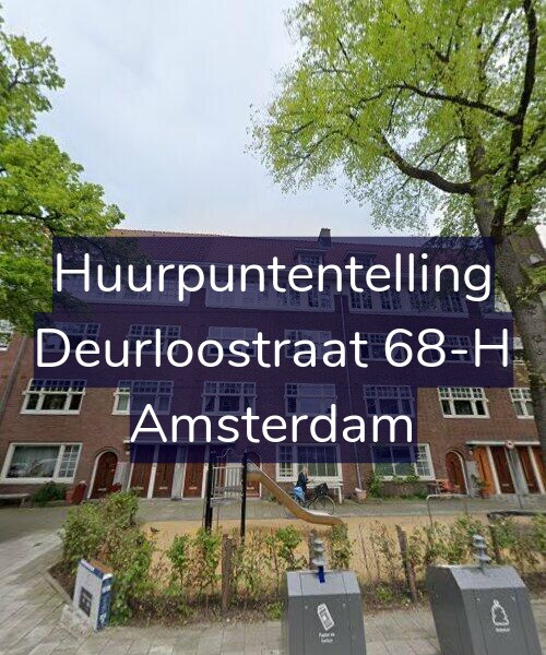 Foto gevel Huurpuntentelling voor Deurloostraat 68-H, Amsterdam