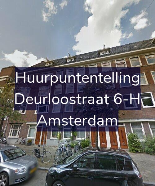 Foto gevel Huurpuntentelling voor Deurloostraat 6-H, Amsterdam