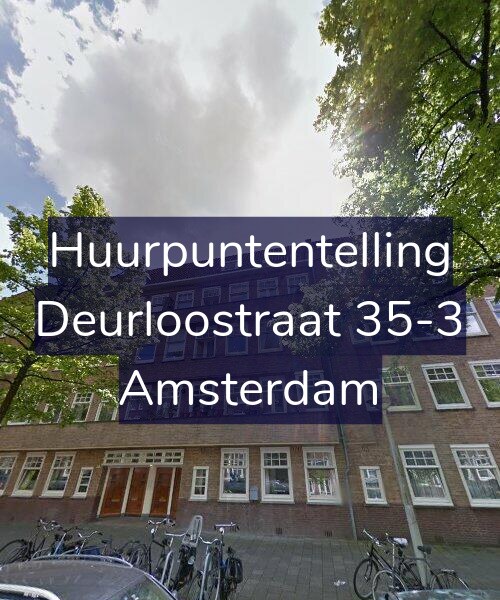 Foto gevel Huurpuntentelling voor Deurloostraat 35-3, Amsterdam