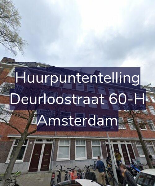 Foto gevel Huurpuntentelling voor Deurloostraat 60-H, Amsterdam
