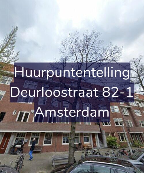 Foto gevel Huurpuntentelling voor Deurloostraat 82-1, Amsterdam