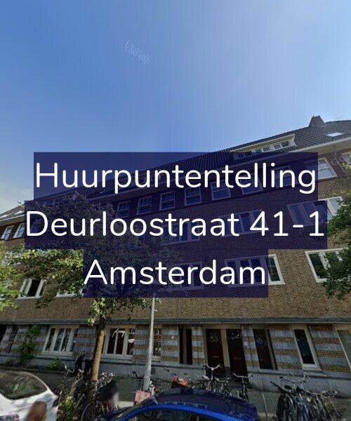 Foto gevel Huurpuntentelling voor Deurloostraat 41-1, Amsterdam