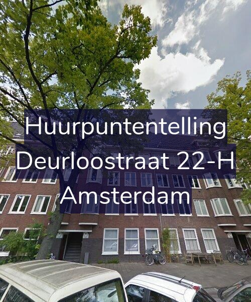 Foto gevel Huurpuntentelling voor Deurloostraat 22-H, Amsterdam