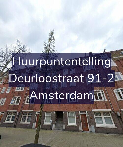 Foto gevel Huurpuntentelling voor Deurloostraat 91-2, Amsterdam