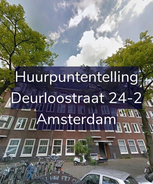 Foto gevel Huurpuntentelling voor Deurloostraat 24-2, Amsterdam