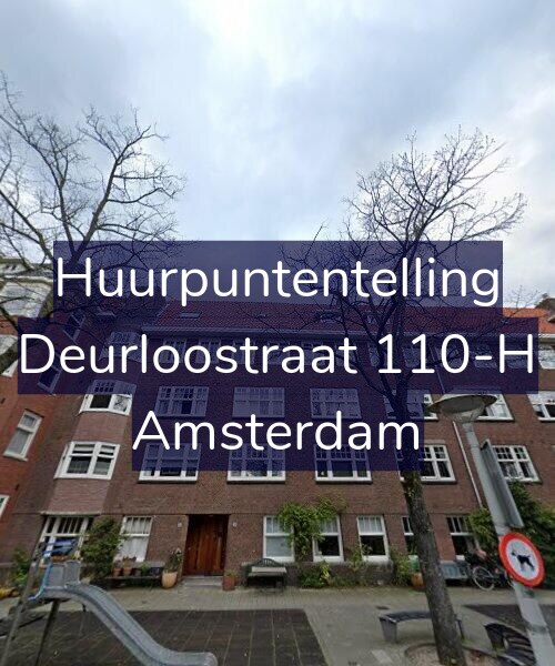 Foto gevel Huurpuntentelling voor Deurloostraat 110-H, Amsterdam