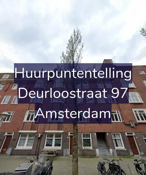 Foto gevel Huurpuntentelling voor Deurloostraat 97, Amsterdam