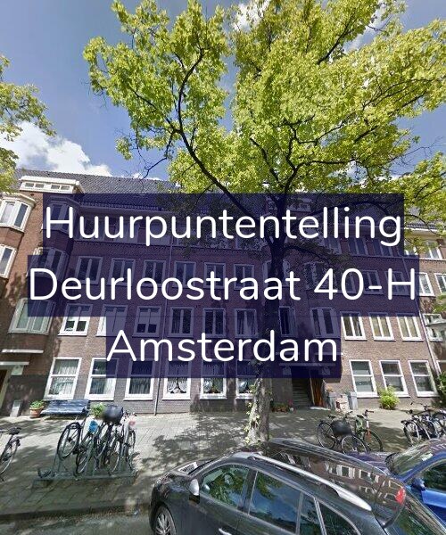 Foto gevel Huurpuntentelling voor Deurloostraat 40-H, Amsterdam