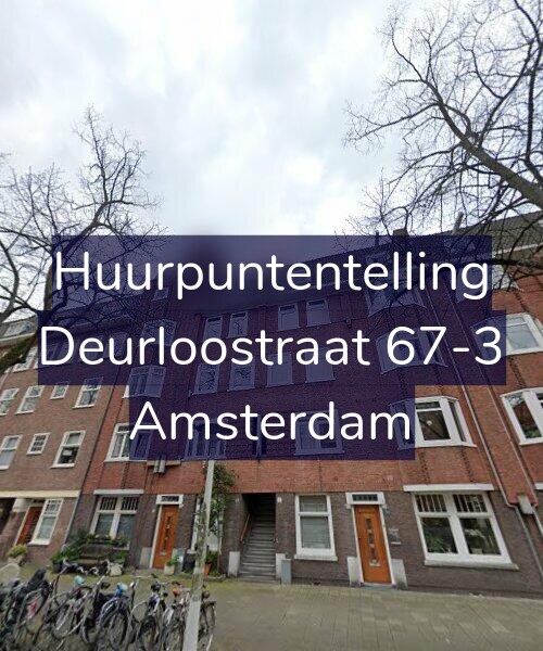 Foto gevel Huurpuntentelling voor Deurloostraat 67-3, Amsterdam