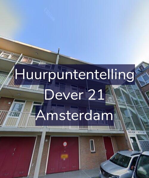 Foto gevel Huurpuntentelling voor Dever 21, Amsterdam
