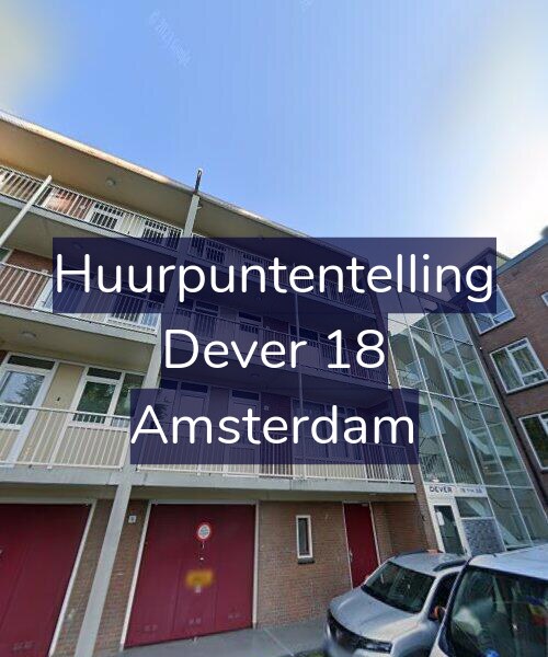 Foto gevel Huurpuntentelling voor Dever 18, Amsterdam