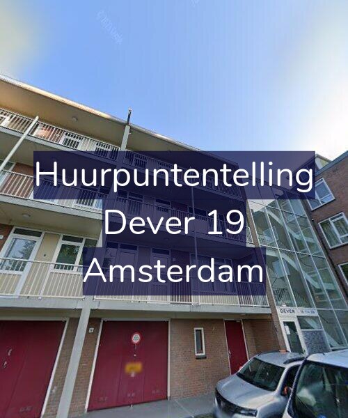 Foto gevel Huurpuntentelling voor Dever 19, Amsterdam
