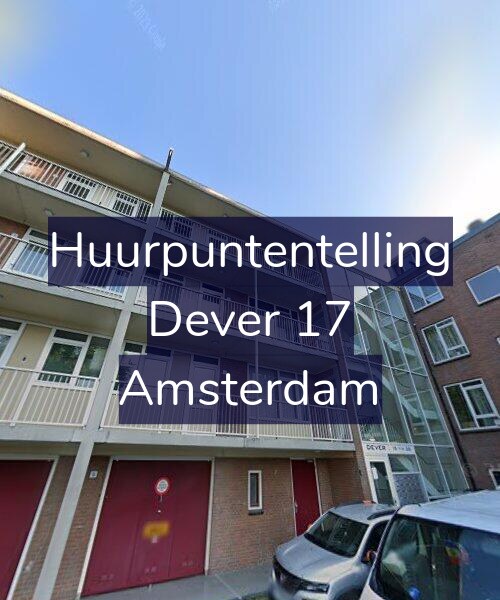 Foto gevel Huurpuntentelling voor Dever 17, Amsterdam