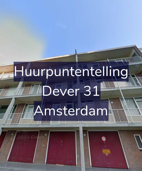 Foto gevel Huurpuntentelling voor Dever 31, Amsterdam