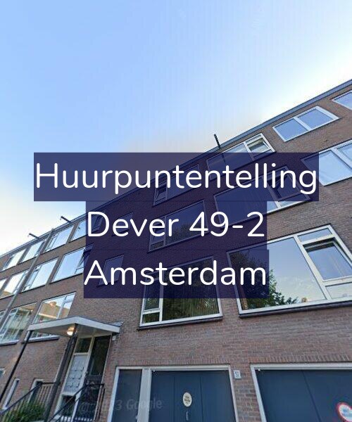 Foto gevel Huurpuntentelling voor Dever 49-2, Amsterdam