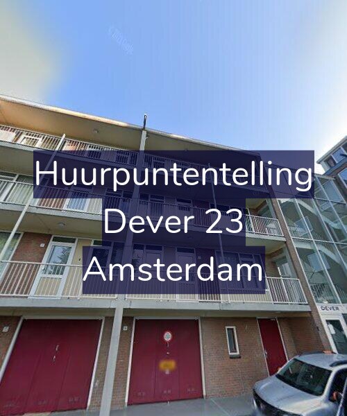 Foto gevel Huurpuntentelling voor Dever 23, Amsterdam