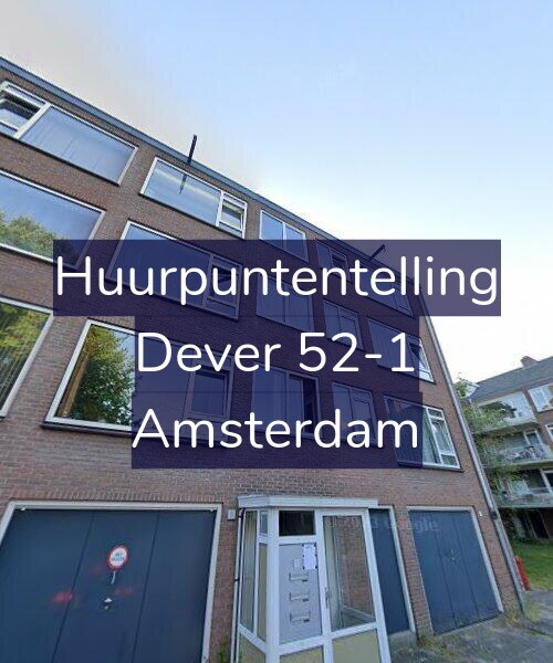 Foto gevel Huurpuntentelling voor Dever 52-1, Amsterdam