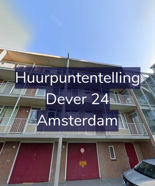 Foto gevel Huurpuntentelling voor Dever 24, Amsterdam