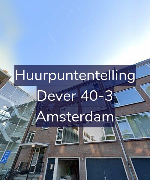 Foto gevel Huurpuntentelling voor Dever 40-3, Amsterdam