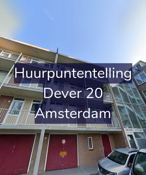 Foto gevel Huurpuntentelling voor Dever 20, Amsterdam