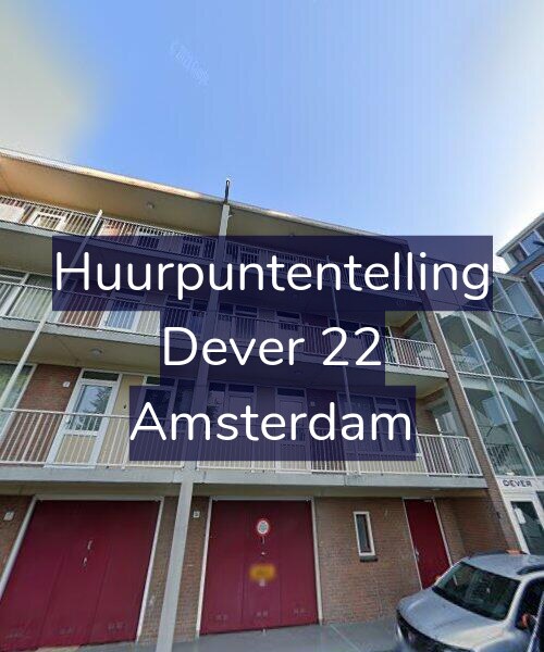 Foto gevel Huurpuntentelling voor Dever 22, Amsterdam