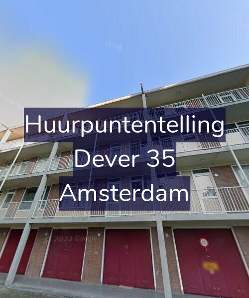 Foto gevel Huurpuntentelling voor Dever 35, Amsterdam