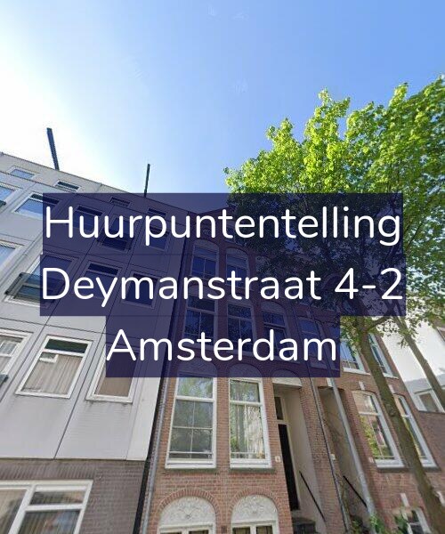 Foto gevel Huurpuntentelling voor Deymanstraat 4-2, Amsterdam