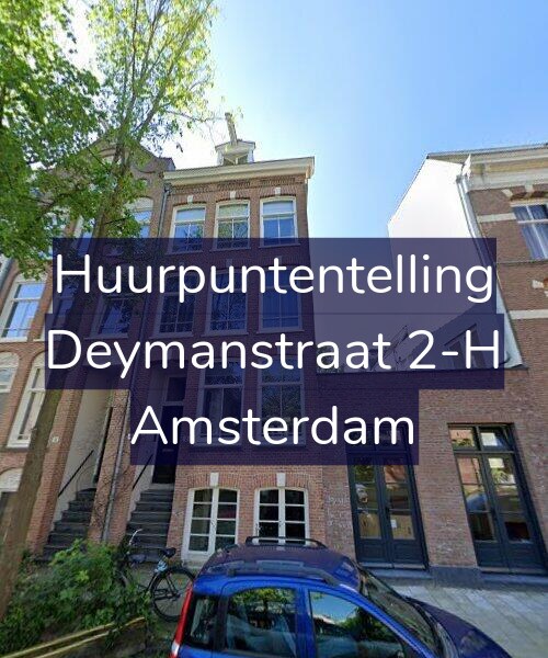 Foto gevel Huurpuntentelling voor Deymanstraat 2-H, Amsterdam