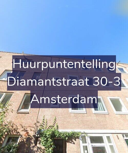 Foto gevel Huurpuntentelling voor Diamantstraat 30-3, Amsterdam