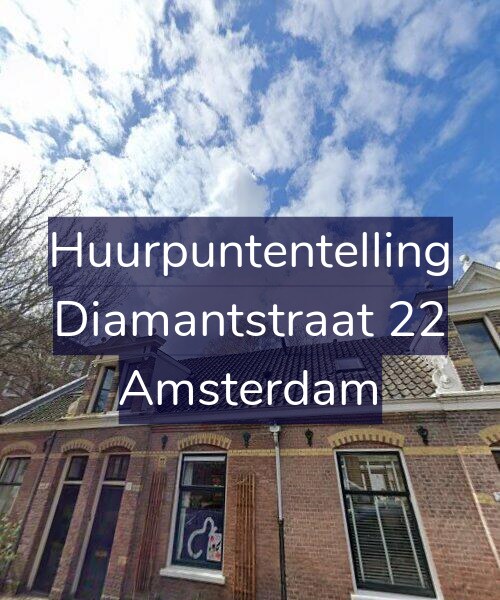 Foto gevel Huurpuntentelling voor Diamantstraat 22, Amsterdam