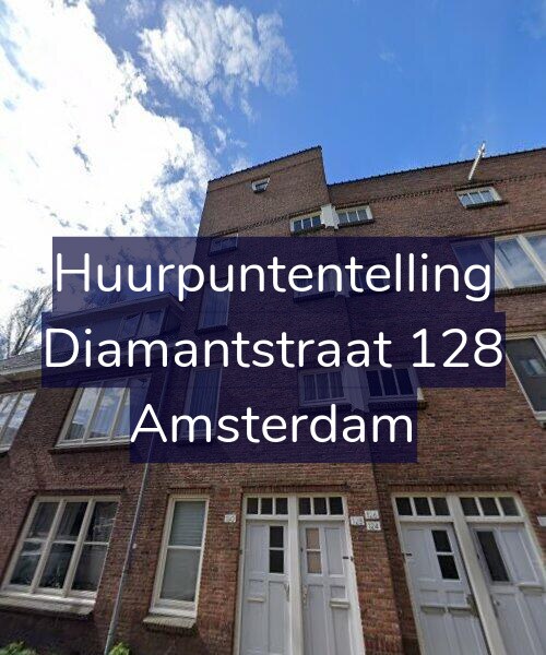 Foto gevel Huurpuntentelling voor Diamantstraat 128, Amsterdam