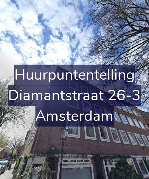 Foto gevel Huurpuntentelling voor Diamantstraat 26-3, Amsterdam