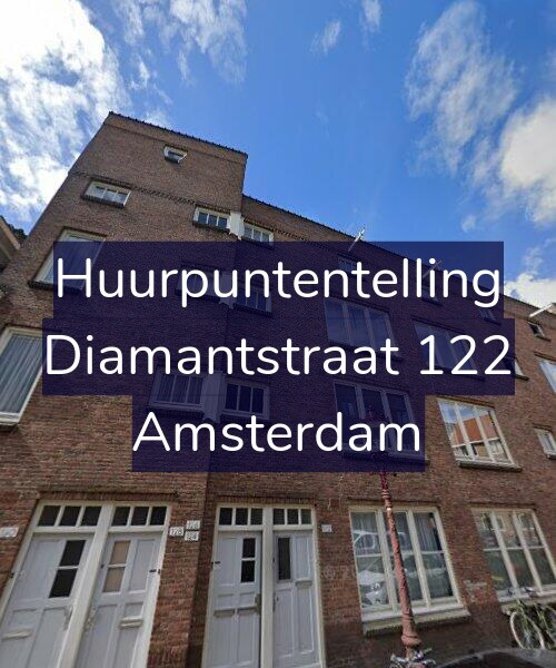 Foto gevel Huurpuntentelling voor Diamantstraat 122, Amsterdam