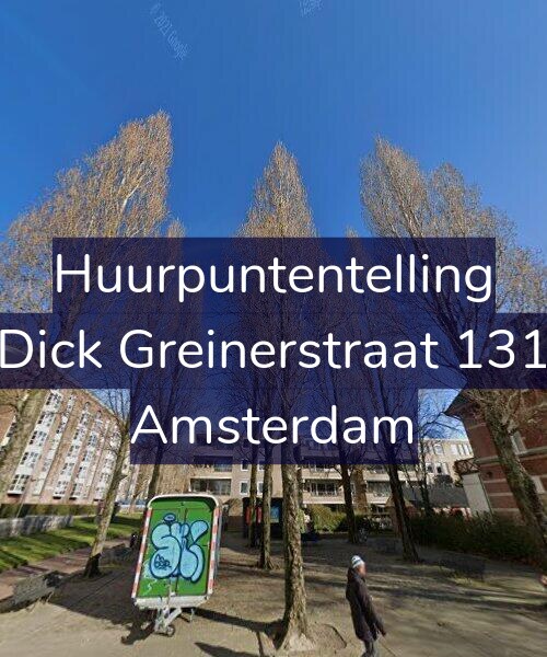 Foto gevel Huurpuntentelling voor Dick Greinerstraat 131, Amsterdam