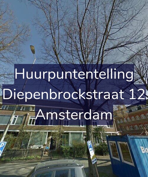 Foto gevel Huurpuntentelling voor Diepenbrockstraat 12, Amsterdam