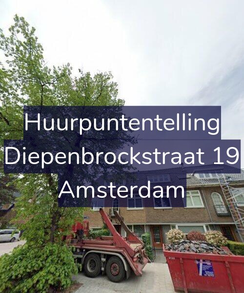 Foto gevel Huurpuntentelling voor Diepenbrockstraat 19, Amsterdam