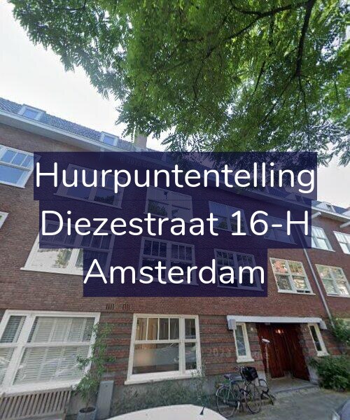 Foto gevel Huurpuntentelling voor Diezestraat 16-H, Amsterdam