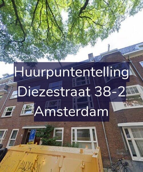 Foto gevel Huurpuntentelling voor Diezestraat 38-2, Amsterdam
