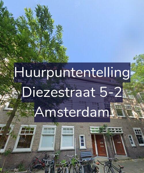 Foto gevel Huurpuntentelling voor Diezestraat 5-2, Amsterdam