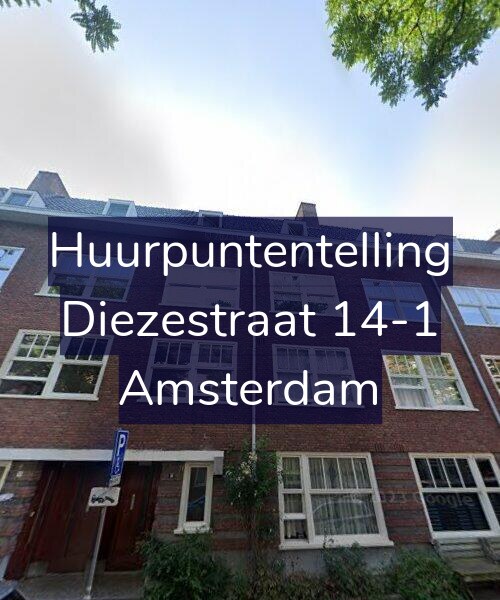 Foto gevel Huurpuntentelling voor Diezestraat 14-1, Amsterdam
