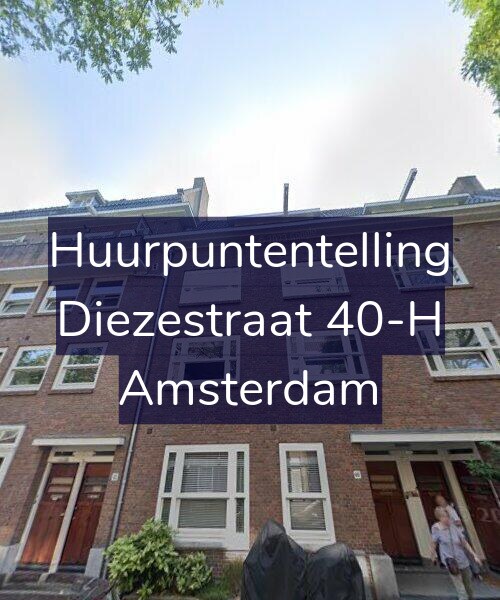 Foto gevel Huurpuntentelling voor Diezestraat 40-H, Amsterdam