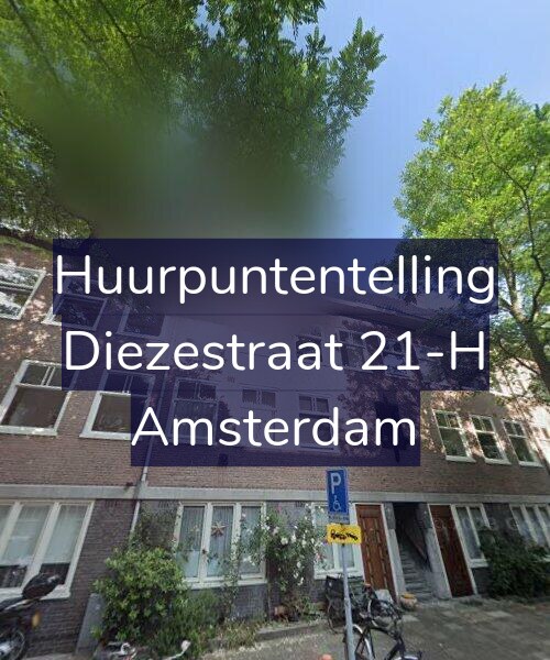 Foto gevel Huurpuntentelling voor Diezestraat 21-H, Amsterdam